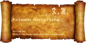 Kelemen Marcellina névjegykártya