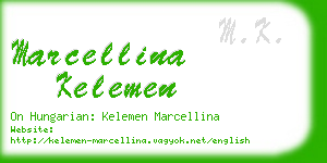 marcellina kelemen business card